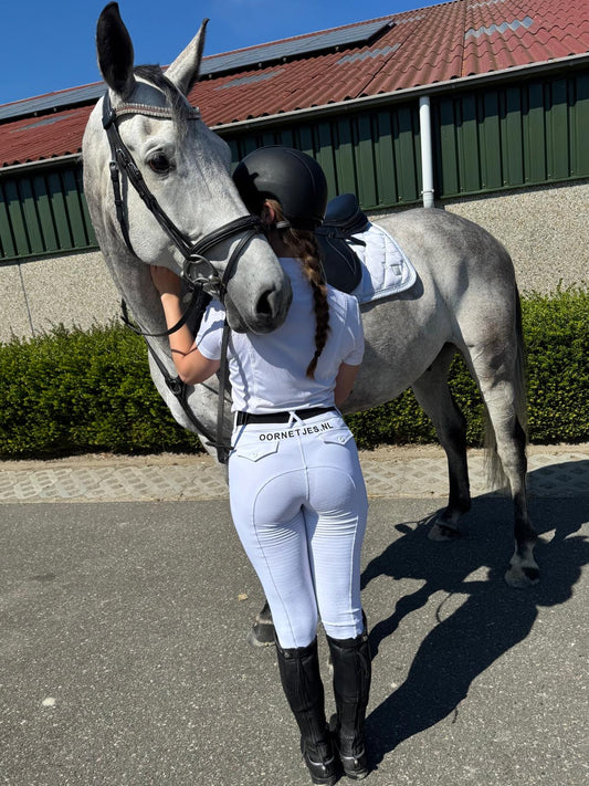 Rijlegging wit