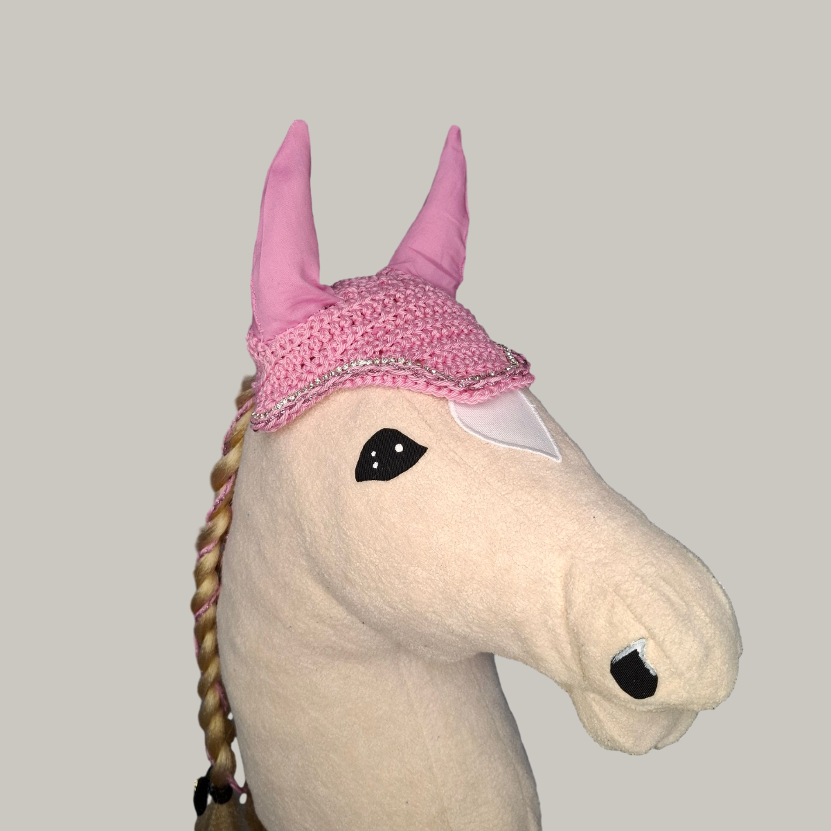 Hobbyhorse Oornetje Roze met bling stenen