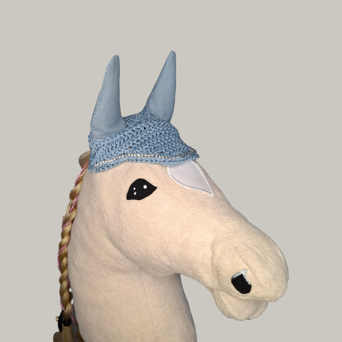 Hobbyhorse Oornetje Licht Blauw met bling stenen