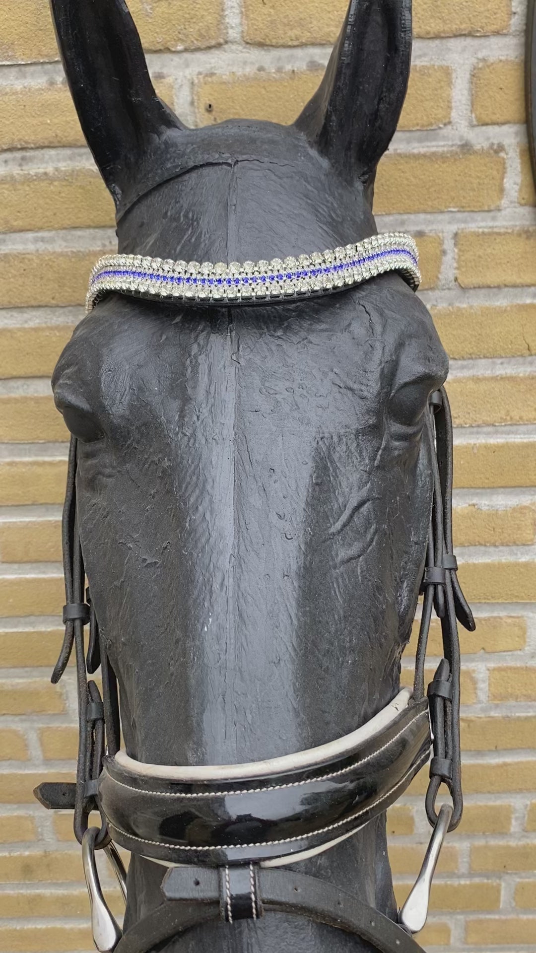 steentjes frontriem navy blauw